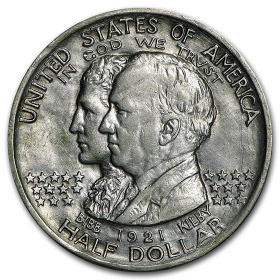 1921 Alabama Centennial Half Dollar Commem XF 1921 Alabama Centennial Half Dollar Commem XF