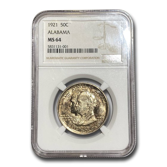 1921 Alabama Centennial Half Dollar MS-64 NGC