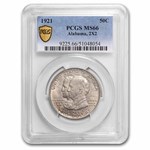1921 Alabama Centennial Half Dollar MS-66 PCGS (2 x 2)