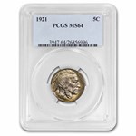 1921 Buffalo Nickel MS-64 PCGS