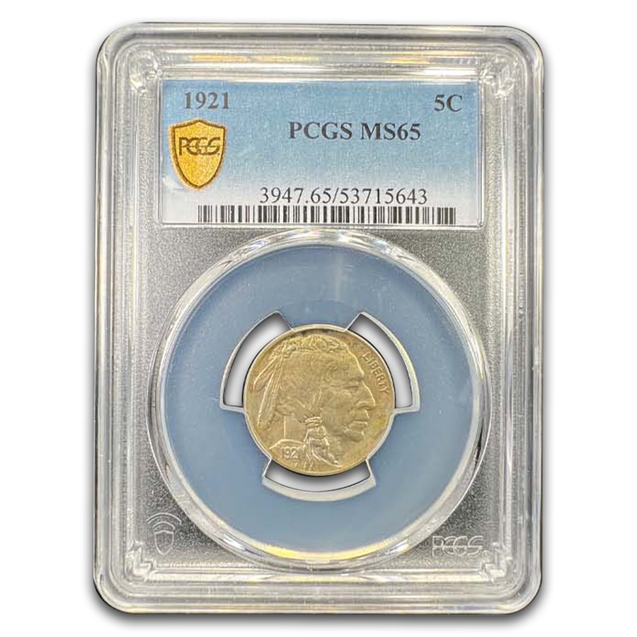 1921 Buffalo Nickel MS-65 PCGS