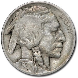 1921 Buffalo Nickel VF