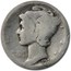 1921-D Mercury Dime Fair