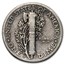 1921-D Mercury Dime Fine