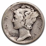 1921-D Mercury Dime Good Details