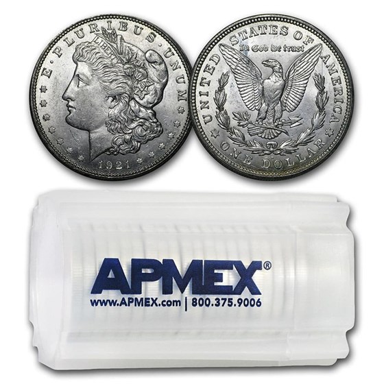 1921-D Morgan Dollar BU (20 Count Roll) 1921-D Morgan Dollar BU (20 Count Roll)