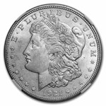 1921-D Morgan Dollar MS-61 NGC