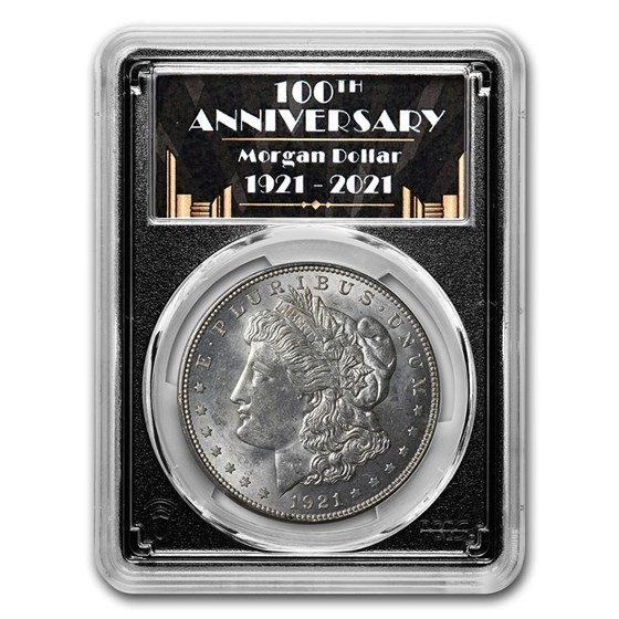 1921-D Morgan Dollar MS-63 PCGS (100th Anniversary Label) 1921-D Morgan Dollar MS-63 PCGS (100th Anniversary Label)