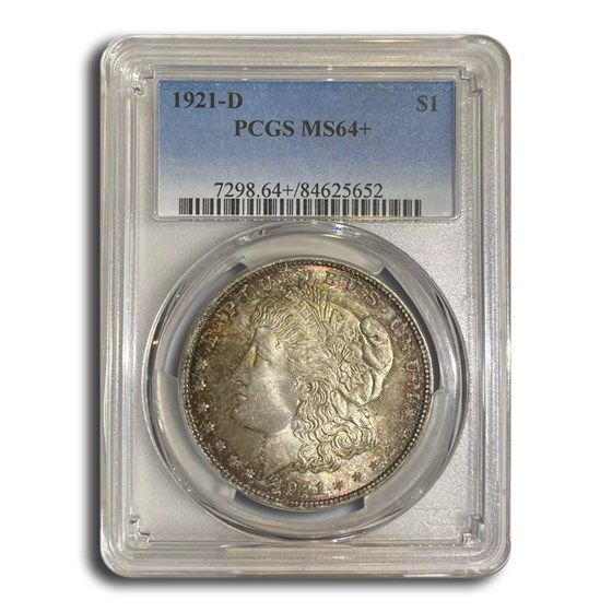 1921-D Morgan Dollar MS-64+ PCGS (Toned) 1921-D Morgan Dollar MS-64+ PCGS (Toned)