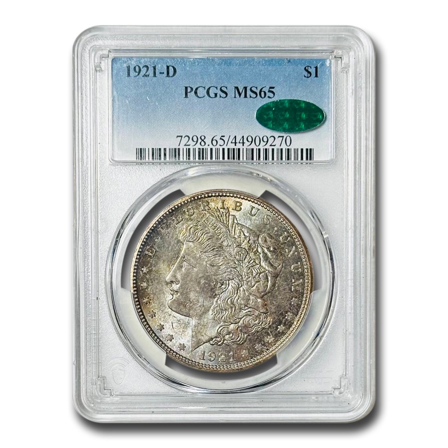 1921-D Morgan Dollar MS-65 PCGS (CAC)