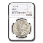 1921-D Morgan Dollar MS-66+ NGC