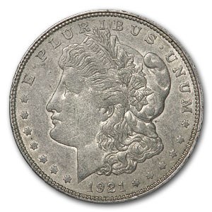 1921-D Morgan Dollar XF (VAM-1AP, In God _e Trust, Filled Die) 1921-D Morgan Dollar XF (VAM-1AP, In God _e Trust, Filled Die)
