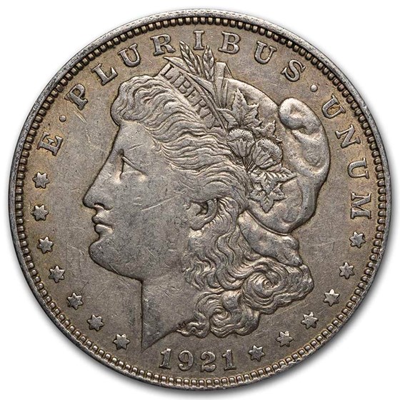 1921-D Morgan Silver Dollar VG-XF 1921-D Morgan Silver Dollar VG-XF