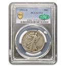 1921-D Walking Liberty Half Dollar Fine-12 PCGS CAC