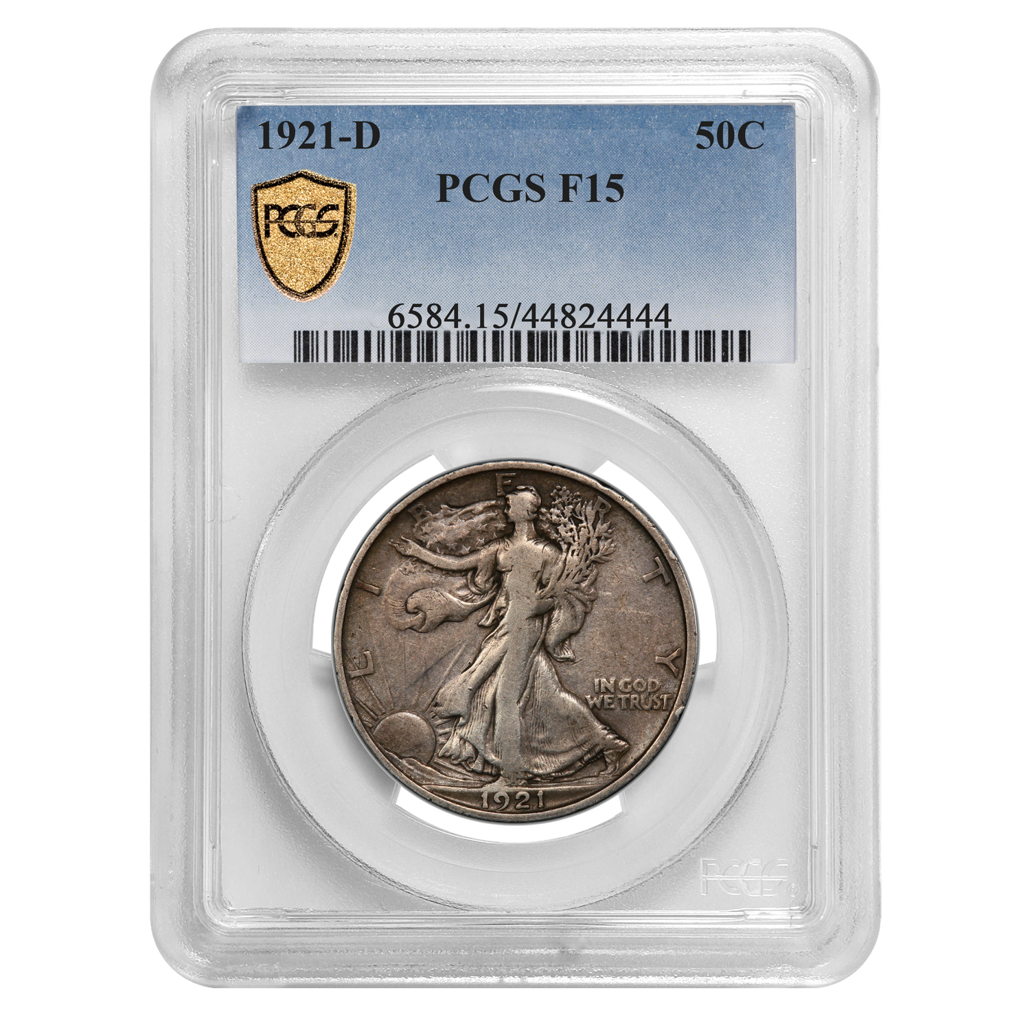 Buy 1921-D Walking Liberty Half Dollar Fine-15 PCGS | APMEX