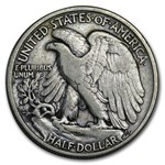 1921-D Walking Liberty Half Dollar Fine