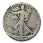 1921-D Walking Liberty Half Dollar Good-4 NGC