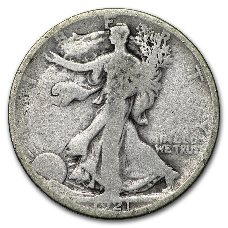 1921-D Walking Liberty Half Dollar Good
