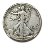 1921-D Walking Liberty Half Dollar VF-20 NGC