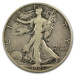 1921-D Walking Liberty Half Dollar VG-10 PCGS
