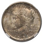 1921 High-Relief Peace Dollar MS-65 NGC