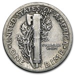 1921 Mercury Dime Fine