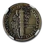1921 Mercury Dime VF-35 NGC
