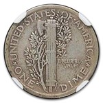1921 Mercury Dime XF-40 NGC