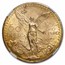 1921 Mexico Gold 50 Pesos MS-61 NGC