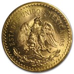 1921 Mexico Gold 50 Pesos MS-62 PCGS