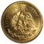 1921 Mexico Gold 50 Pesos MS-62 PCGS