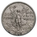 1921 Mexico Silver 2 Pesos Winged Victory Avg Circ