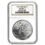 1921 Mexico Silver 2 Pesos Winged Victory MS-62 NGC