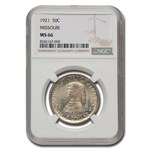 1921 Missouri Commemorative Half Dollar MS-66 NGC