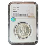 1921 Missouri Half Dollar Centennial Commem MS-64 NGC