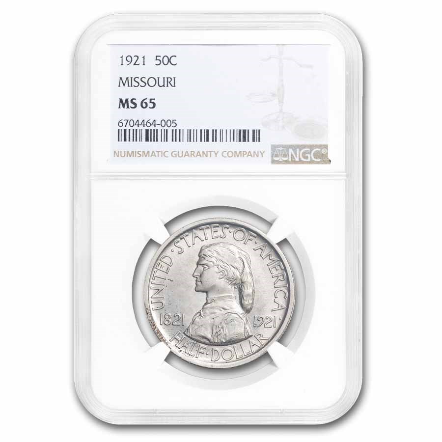 1921 Missouri Half Dollar Commem MS-65 NGC