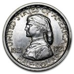 1921 Missouri Tercentenary Half Dollar Commem AU