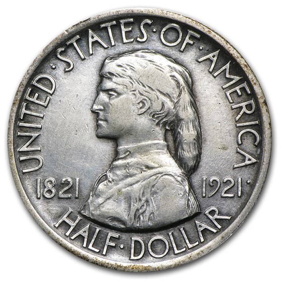 1921 Missouri Tercentenary Half XF 1921 Missouri Tercentenary Half XF