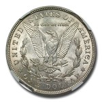 1921 Morgan Dollar MS-61 NGC (Curved Clip @ 11:00 Partial Collar)