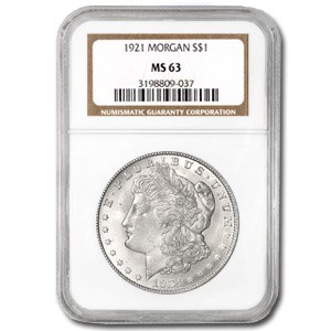1921 Morgan Dollar MS-63 NGC (VAM-10 Heavy Rev Die Polish 1921 Morgan Dollar MS-63 NGC (VAM-10 Heavy Rev Die Polish