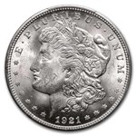 1921 Morgan Dollar MS-63 PCGS (100th Anniversary Label)