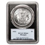1921 Morgan Dollar MS-64 PCGS (1921-2021 Anniversary Label)