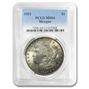 1921 Morgan Dollar MS-64 PCGS (Toned) 1921 Morgan Dollar MS-64 PCGS (Toned)