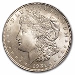 1921 Morgan Dollar MS-64 PCGS