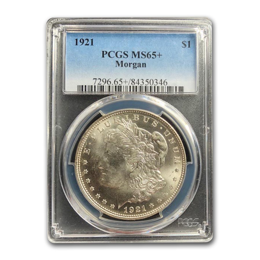 1921 Morgan Dollar MS-65+ PCGS