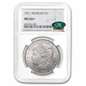 Buy 1921 Morgan Dollar MS-66+ NGC CAC | APMEX