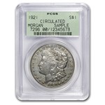 1921 Morgan Dollar PCGS (Circulated Rare Sample Slab)