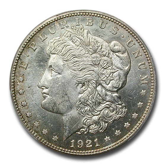1921 Morgan Dollar PL MS-62+ PCGS 1921 Morgan Dollar PL MS-62+ PCGS