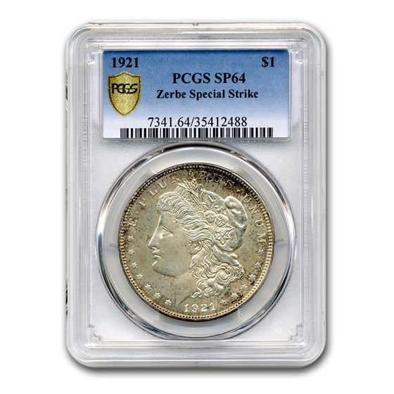 1921 Morgan Dollar SP-64 PCGS (Zerbe Special Strike) 1921 Morgan Dollar SP-64 PCGS (Zerbe Special Strike)