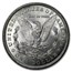 1921 Morgan Silver Dollar BU- w/Happy Holidays Card